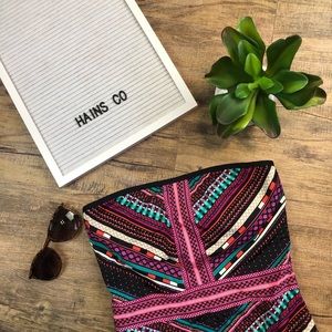 Laundry By Shelli Segal- Strapless Bathing Suit- M